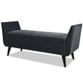 thumbnail image 1 of Jennifer Taylor Home Duff Moderne Rembourré Flip Top Banc de Rangement Acier Gris, 1 of 15