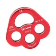 thumbnail image 2 of Dalazy Descender Plate 35KN Paw Rigging Plate 4 Holes Rock Climbing Gear Red, 2 of 7