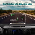thumbnail image 3 of 5.5 inches A8 OBD2 Windshield HUD Head Up Display with Display RPM MPH Speeding Warning Fuel Consumption Temperature, 3 of 5