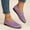 Purple, variant on Leesechin Flat Shoes for Women Womens Solid Color Round-Toe Flats Shoes Comfortable and Breathable Lightweight Soft Casual Shoe