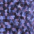 thumbnail image 1 of Ahgly Company Machine Washable Indoor Square Abstract Blue Contemporary Area Rugs, 5' Square, 1 of 4