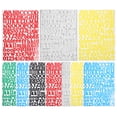 thumbnail image 1 of 12 Sheets Adhesive Stickers English Alphabet Number Stickers Laptop Decals Number Letter Sticker, 1 of 8