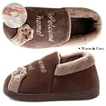 thumbnail image 4 of Knivor Cat Cartoon Bootie House Slippers for Women Cute Animal Fuzzy Fleece Lined Slip On Non Slip Thick Sole Indoor Outdoor Winter Couple Slippers, 4 of 8