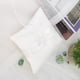 thumbnail image 4 of Almohada para Portador de Anillo, White Bowknot Ring Bearer Pillow Holder Almohada para Anillo de Bodas con Perlas de simulación Accesorios de Boda(20 * 20CM), 4 of 10