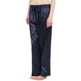 thumbnail image 2 of "Leisureland Women's Stretch Satin Pajama Pants", 2 of 3