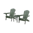 thumbnail image 1 of 2 Chaises Pliables avec Porte-Gobelet et 1 Table d'Appoint, Vert, 1 of 1
