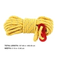 thumbnail image 3 of OUNONA 3Pcs Camping Tent Rope Yellow Reflective Lightweight Windproof Guyline Outdoor, 3 of 5