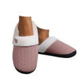 thumbnail image 3 of Povozer Women's Indoor Bedroom Slipper with Memory Foam, Wool-Like House Shoe with Anti-Skid Rubber Sole for Ladies(Light Pink,6.5), 3 of 6