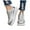White, variant on Sparkling Rhinestone Sequin Women's Glitter Sneakers Tennis Sparkly Shoes - Shiny Casual Flat Loafers for Fashionistas White 5.5(36)