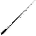 thumbnail image 3 of fankhu Telescopic Mini Sea Fishing Rod Carbon Fiber Pocket Spinning Pole (2.1m), 3 of 9