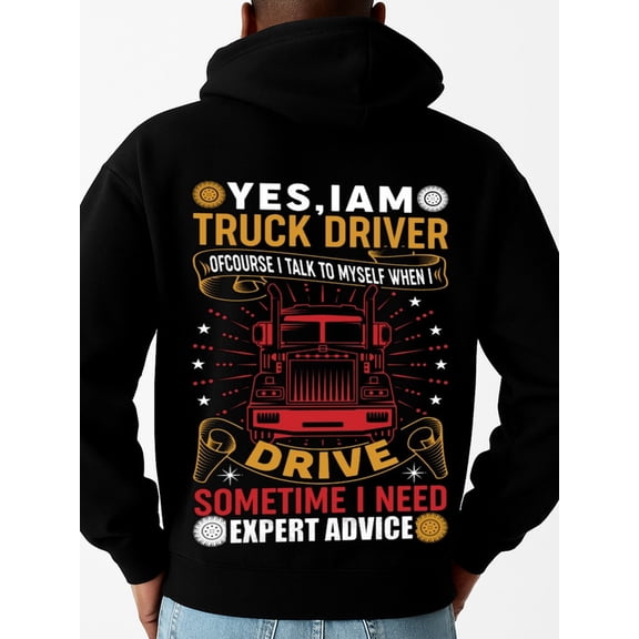 Truck Driver Humor funny hoodies funny humor men sweater hoodie black Comfy Loose Drawstring Trendy Hooded Pullover pullovers dames sixty years old work Vintage Unisex Shirt Short Sleeve tshirts