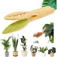 thumbnail image 1 of Pinzas de limpieza de hojas, pinzas de limpieza de hojas de plantas, cepillo de limpieza de hojas de plantas con mango de madera, herramienta de limpieza de hojas, 1 of 5