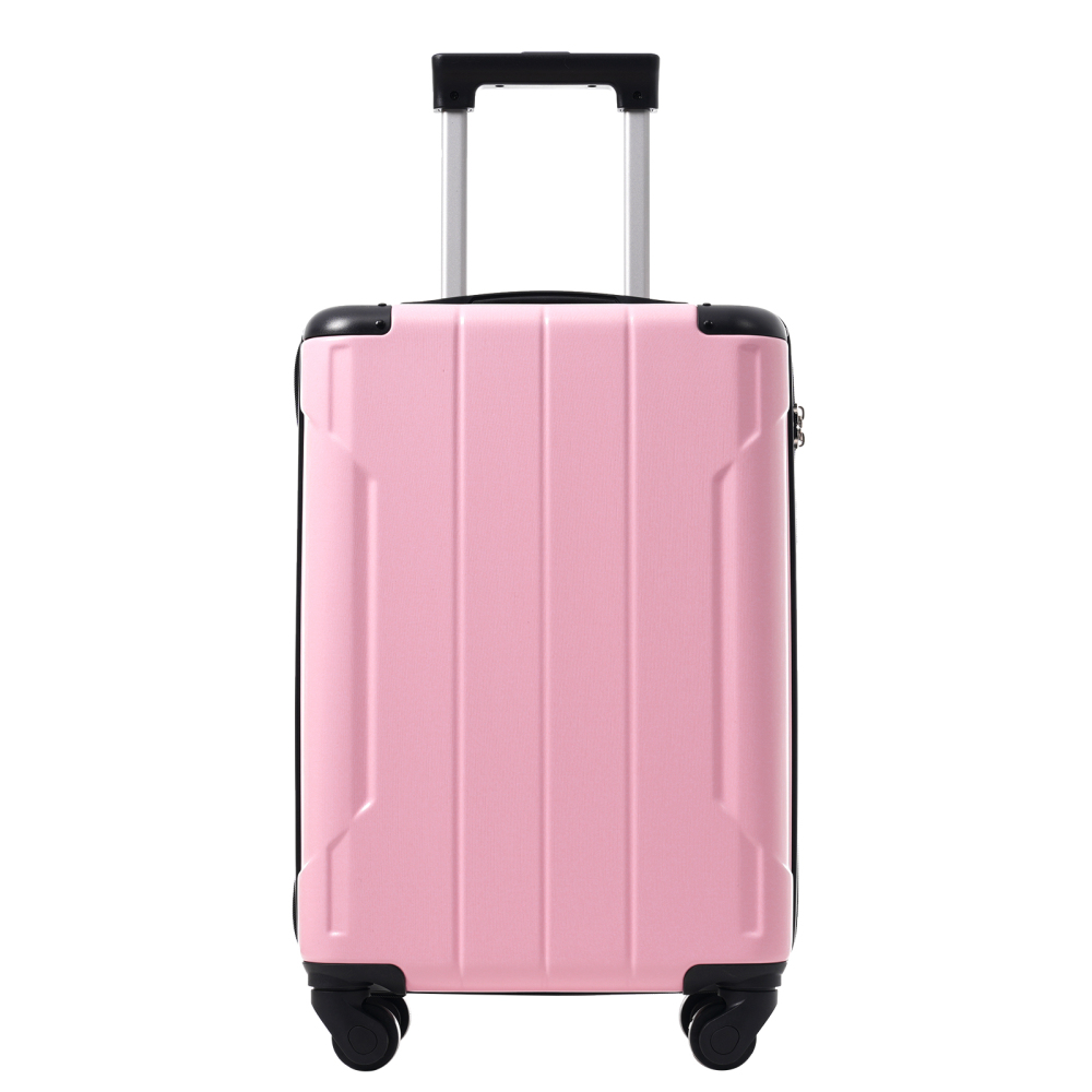 20-Inch Hardshell Carry-On Luggage, Lightweight ABS Suitcase with Spinner Wheels, TSA Lock & Packing Cubes