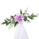 thumbnail image 1 of Silla nueva con respaldo de flores para banquete silla para celebración de boda decoración flor artificial púrpura + malla de 15x1M ANGGREK  Otros, 1 of 8