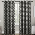 thumbnail image 1 of Exclusive Home Neptune Cotton Window Curtain Panel Pair with Grommet Top, 1 of 4