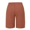 thumbnail image 5 of Seductiva Sales Women's Casual Shorts Women's Cotton and Linen Solid Color Pocket Casual Quarter Pants Loose Pants, 5 of 5