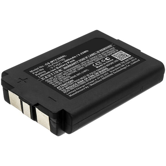 Replacement Battery for 3M TAC300,TAC300-OTH,TAC500,ALPHA1100,900mAh