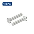 thumbnail image 3 of 304 Stainless Steel Machine Screws, 100 Pack M2.5x14mm Slotted Drive Pan Head Screw Bolts, 3 of 5