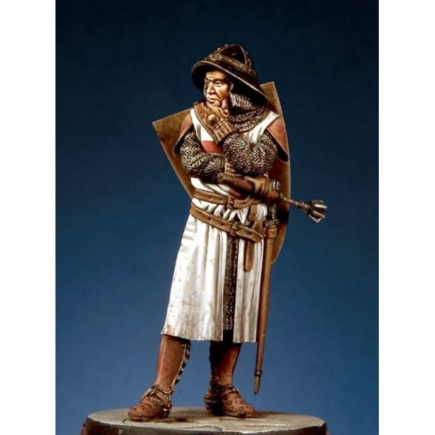 Pegaso Models 54mm The Last Templar 1307 White Metal Figure Kit #54-156 - Walmart.com - Walmart.com