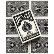 Bicycle Standard Index Black/Red, Pack of 4