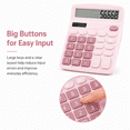 thumbnail image 6 of ZGDong Office Desktop Calculator 12-Digit Basic Standard Calculator with Large LCD Display Dual Power Solar Handheld Desktop Calculator for Office School Home Business, 6 of 8