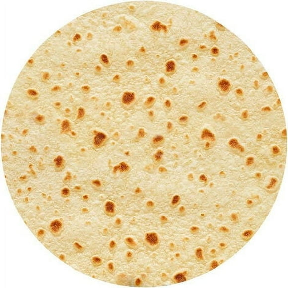 EcoNesxp Couverture Ronde pour Burrito, Couverture d'Enveloppement Amusante, Nourriture Réaliste, Couverture Ronde, Couverture pour Tortilla