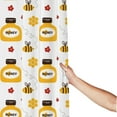 Shower Curtains for Bathroom - Bees and Flowers Washable Waterproof ...