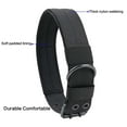 thumbnail image 4 of Tactical Dog Collar Military Dog Collar, Adjustable Nylon Wide Training Collar and Durable Metal Buckle Collar for Medium Large Dogs (XL, Black), 4 of 8