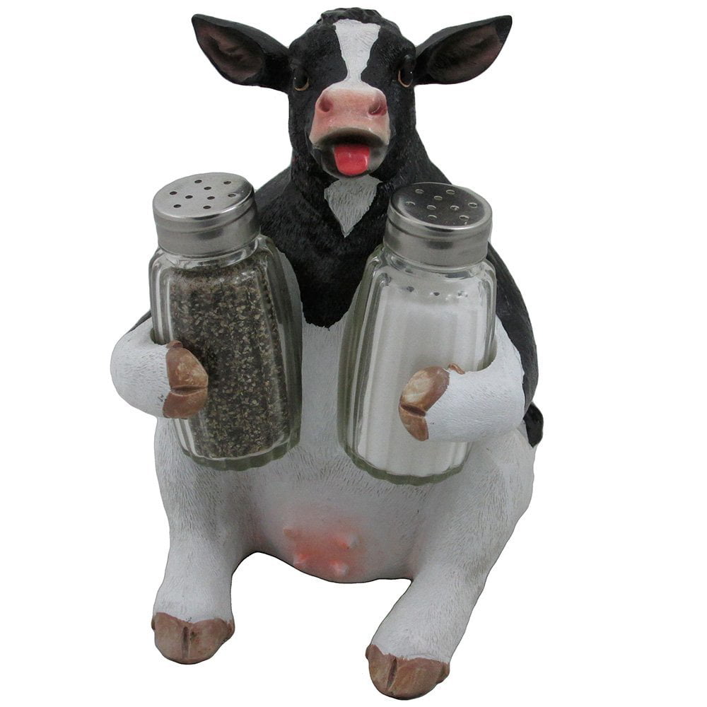 Barnyard Cow Salt & Pepper Shakers Set