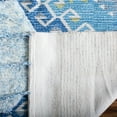 thumbnail image 3 of SAFAVIEH Saffron Olgica Abstract Geometric Wool Area Rug, Turquoise/Blue, 3' x 5', 3 of 6