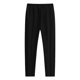 thumbnail image 5 of Pantalones largos para hombre, de color liso, con cordón, cintura elástica, pierna recta, pantalones para hombre, 5 of 9