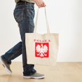thumbnail image 6 of CafePress - Polska Eagle Red Shield Tote Bag - Unisex Canvas Tote Bag, Beige, 1-Piece, 6 of 9