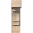 thumbnail image 2 of Ekena Millwork 7 1/2"W x 22"D x 26"H Balboa Block Smooth Bracket w/ Offset Brace, Douglas Fir, 2 of 25