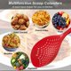 thumbnail image 3 of ZHAOCHENG Cuchara coladora, cuchara coladora, utensilios de cocina resistentes al calor, cuchara coladora de cocina con mango, rojo, 3 of 5