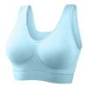 thumbnail image 3 of Pedort Tank Tops with Built in Bras Women's Comfort Light Support Pullover T-Shirt Bra Light Blue,S, 3 of 5