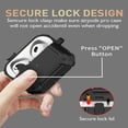 thumbnail image 2 of CHOK AirPods  Compatible with AirPods Pro 2nd/1st Gen  Camo Grey Case with Cleaner Kit & Keychain, 2 of 7