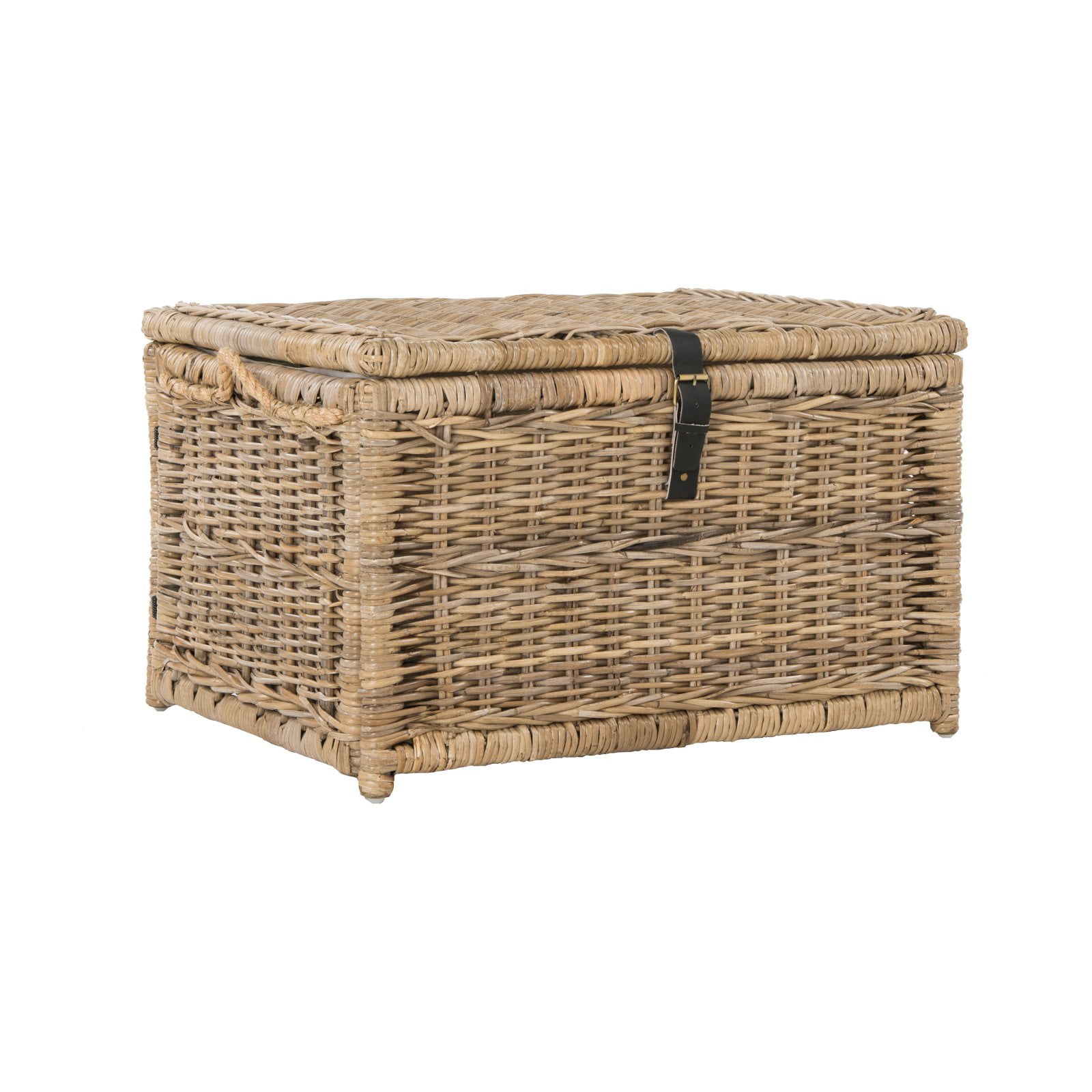 happimess Caden 30" Wicker Storage Trunk, Natural