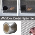 thumbnail image 4 of Speravity Cinta de reparación de agujeros rotos de malla de parche de red de pantalla de ventana 2 metros gris Type3 NO3 Speravity TO008679-03, 4 of 6