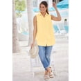thumbnail image 4 of Woman Within Plus Size Perfect Sleeveless Shirt, 4 of 5