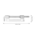 thumbnail image 2 of OULII 10Pcs Sturdy Galvanized Iron Spring Loaded Latch for Cabinet and Garage Doors, 2 of 6
