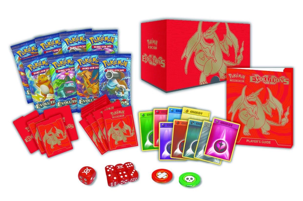 Toys & Hobbies Toys XY Evolutions Mega Charizard Elite Trainer Box