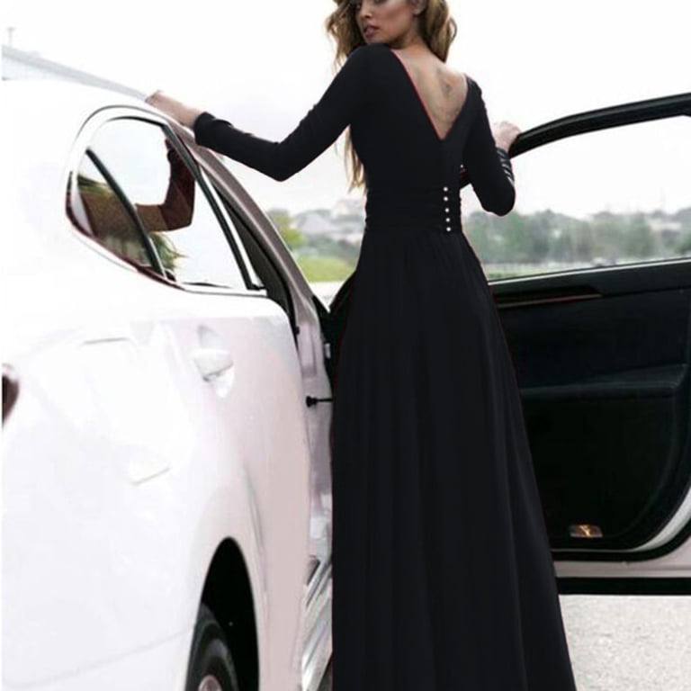 knee length dresses for ladies Valentina Ruffled Swing Dress