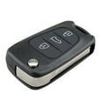 thumbnail image 4 of 3 Button Flip Key Fob Case Shell Cover For Hyundai I20 I30 X35 IX20 Veloster, 4 of 12