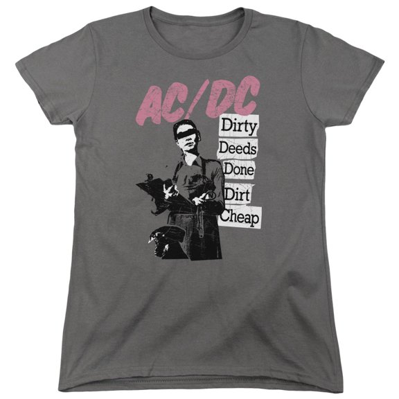 Acdc - Dirty Deeds - Women's Short Sleeve Shirt - Medium