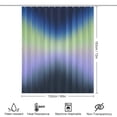 thumbnail image 2 of 3D Abstract Lines Shower Curtain Fabric Bathroom Decor with Hooks, 2 of 6