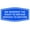 Blue, variant on Fancy We Reserve the Right to Refuse Service to Anyone Sign (Black) - Small 6x3"