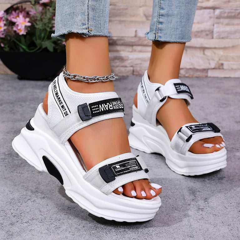 Sports Sandals Dad Shoes Femme Sandales Womens Platform Wedge