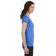 thumbnail image 4 of Gildan Ladies' SoftStyle 4.5 oz. Fitted V-Neck T-Shirt - G64VL, 4 of 4