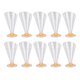 thumbnail image 1 of EeaseMX 10 vasos de postre prácticos de 160 ml, vasos para helado, gelatina, mousse, pudín, mini copas de cóctel, para fiestas, postres, fiestas nocturnas, base naranja., 1 of 7