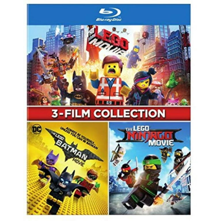 The LEGO Movie The LEGO Ninjago Movie The LEGO Batman Movie Triple Feature Blu ray